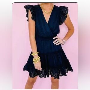 Pinch Black Eyelet Dress-NWT- retail 68